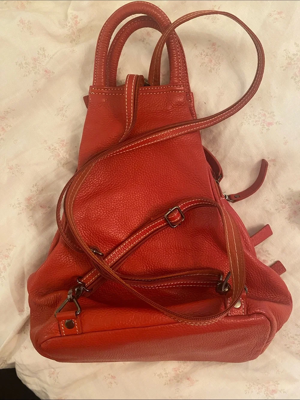 Leather Women's Backpack Bag purse